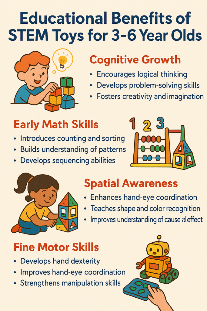 Educational Benefits of STEM Toys for 3–6 Year Olds